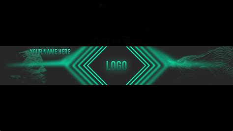 YouTube channel banner art